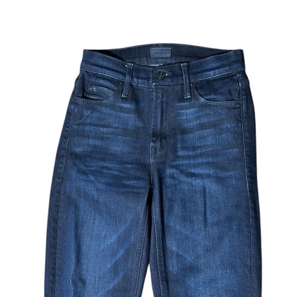 MOTHER women’s 24 the mid rise dazzler ankle jeans in now or never dark Wash - Picture 3 of 8